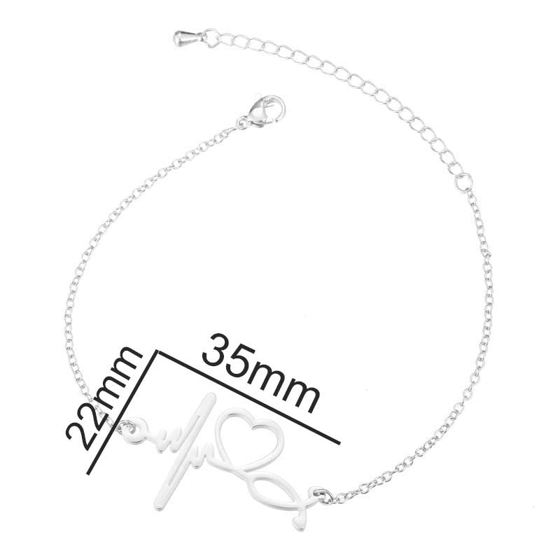 Electrocardiogram Bracelets [Stainless Steel]