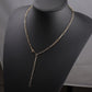 Link Chain Necklace [304 Stainless Steel,18K Gold Plated]