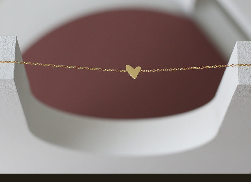 Pure Heart Bracelet [304 Stainless Steel,18K Gold Plated]