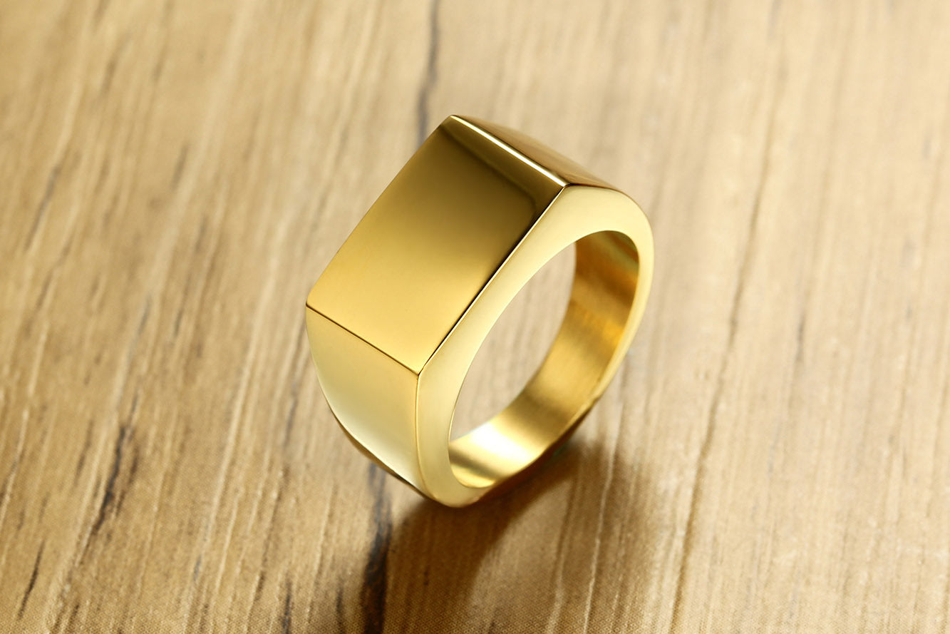 simple style geometric stainless steel rings stainless steel rings