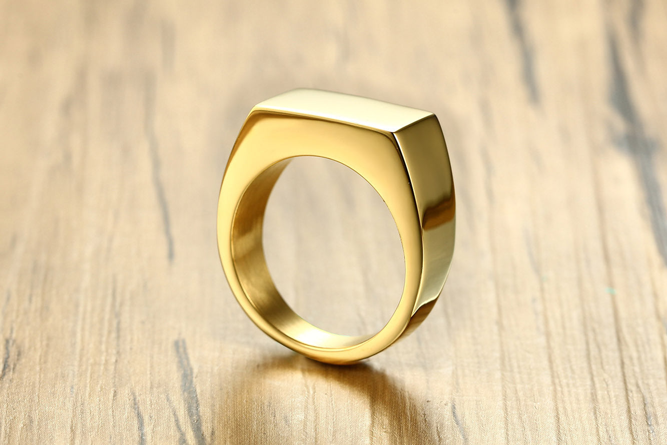 simple style geometric stainless steel rings stainless steel rings