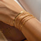 Chain Bracelets [316L Stainless Steel,18K Gold Plated]