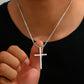 Commute Cross Necklace [304 Stainless Steel]