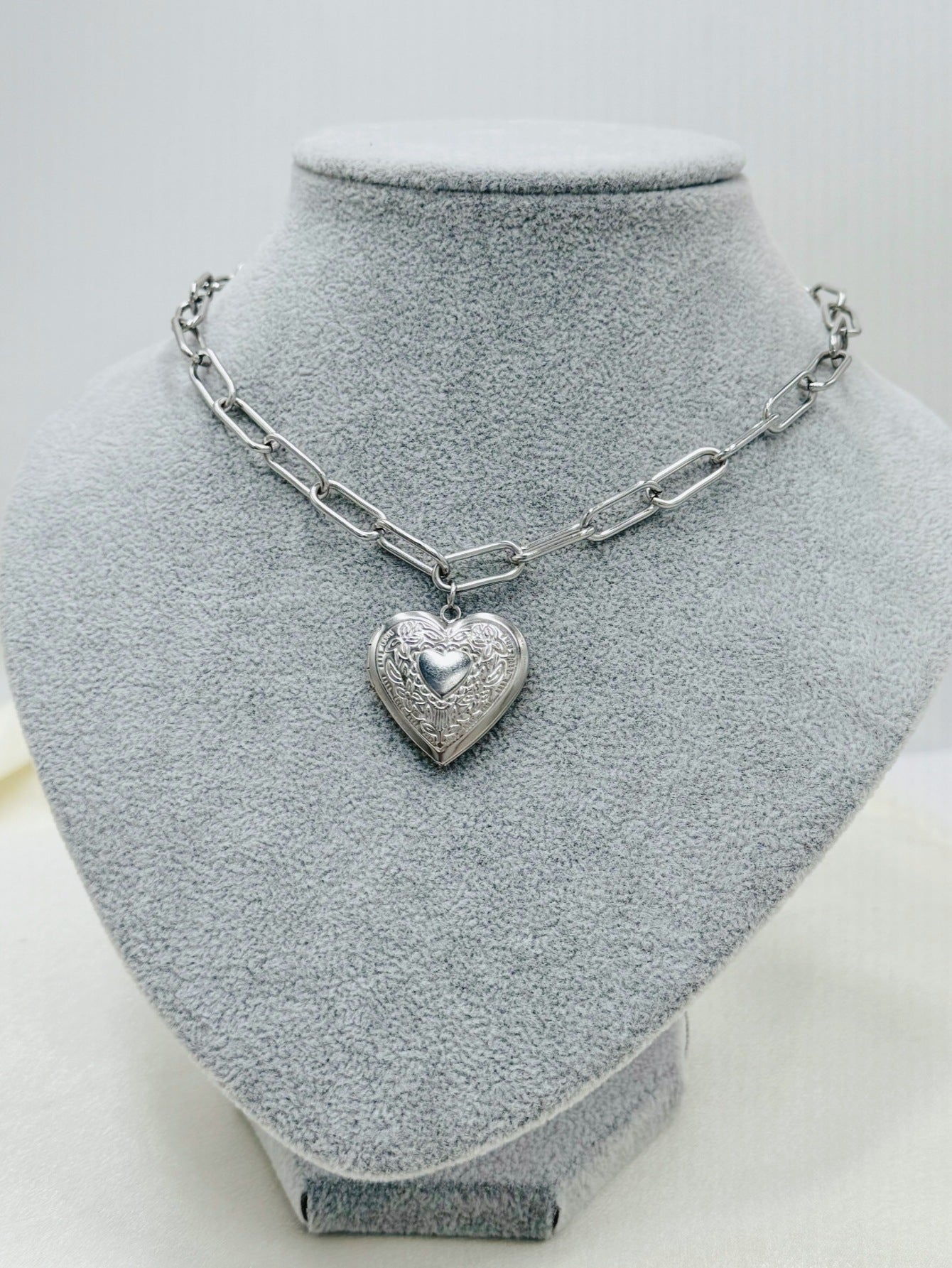 Heart Shape Necklace [304 Stainless Steel]