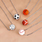 Ball Silica Gel Necklace [304 Stainless Steel]