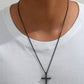 Commute Cross Necklace [304 Stainless Steel]