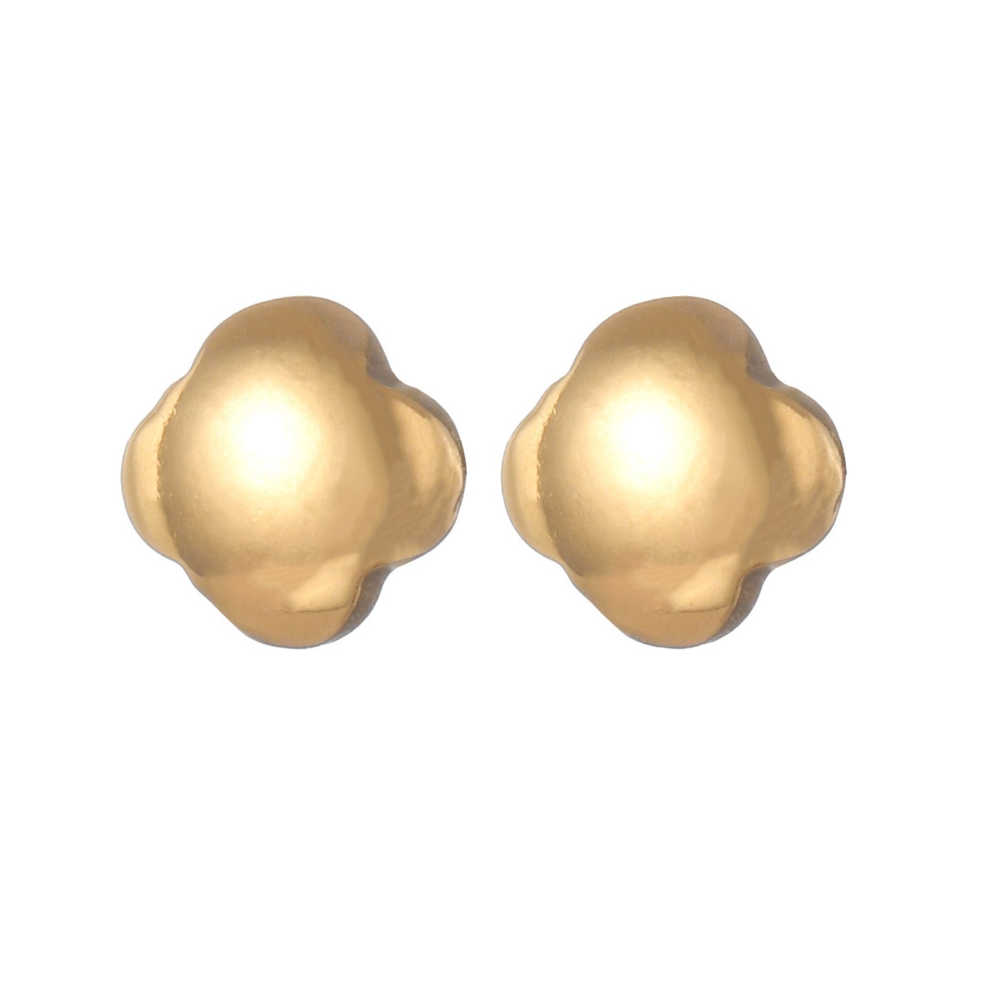 Pearl Gold Earrings [304 Stainless Steel]