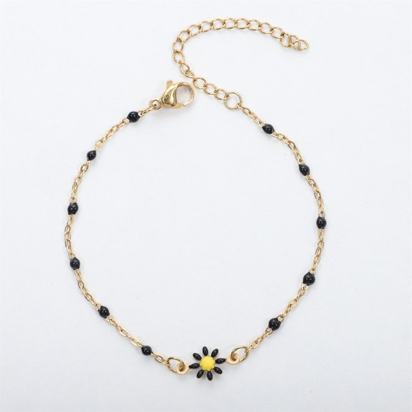 Bracelet de fleurs de marguerite [304 en acier inoxydable]