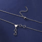 Drop Hearts Necklace [304 Stainless Steel]