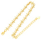 Zircon ZigZag Chain Bracelet [Stainless Steel]