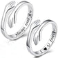 Love You Hug Ring [Stainless Steel]