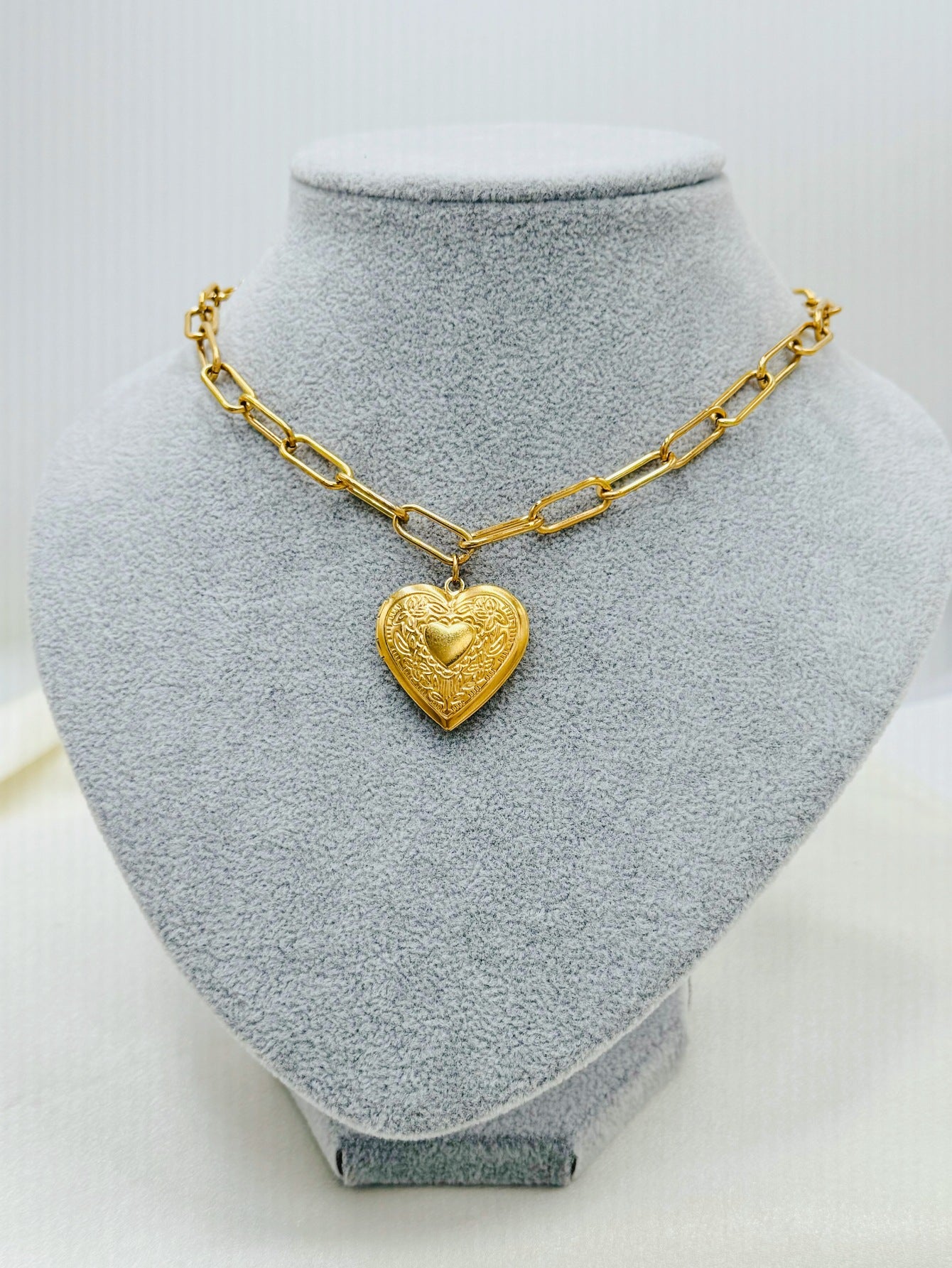 Heart Shape Necklace [304 Stainless Steel]