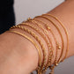 Braceletas de cadena [316L de acero inoxidable, 18K de oro chapado]