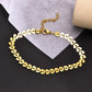 Leaves Anklet [201 Stainless Steel, 18K Gold Plated]