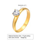 Heart Shape Zircon Ring [201 Stainless Steel]