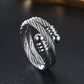 Wire Stripe Open Ring [Stainless Steel]