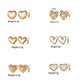 Mix Heart Designs Earrings [304 Stainless Steel]