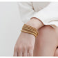 Fashion Ball Bracelet [304 Stainless Steel, 14K Gold Plated]