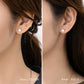 Round Zircon Ear Studs[316L Stainless Steel]