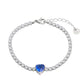 Heart Shape Rhinestones Bracelets [304 Stainless Steel]