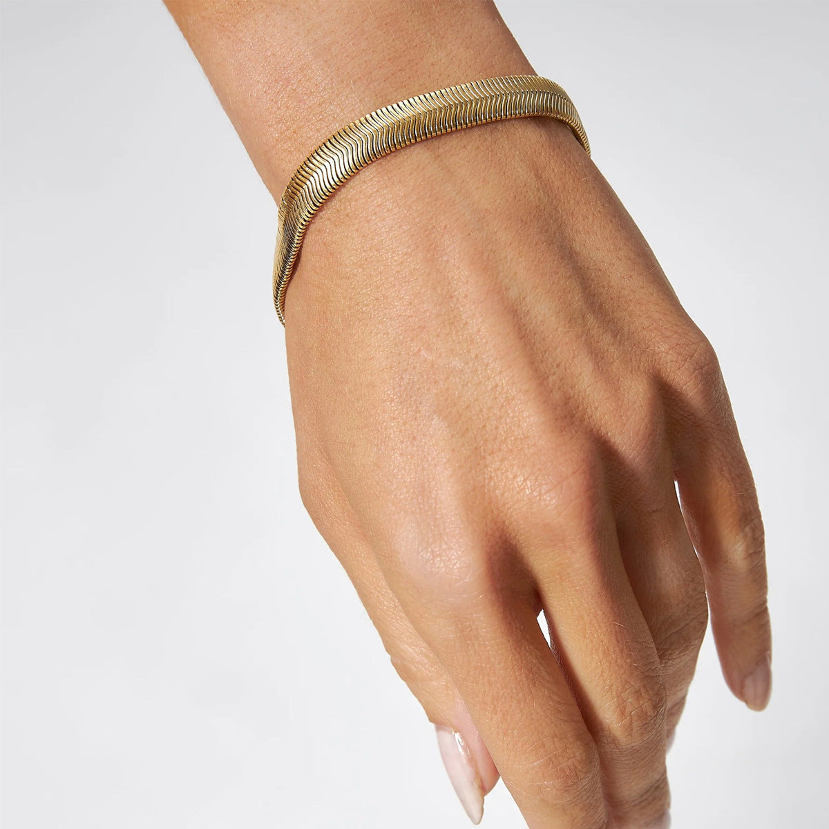 Chain Bracelets [316L Stainless Steel,18K Gold Plated]