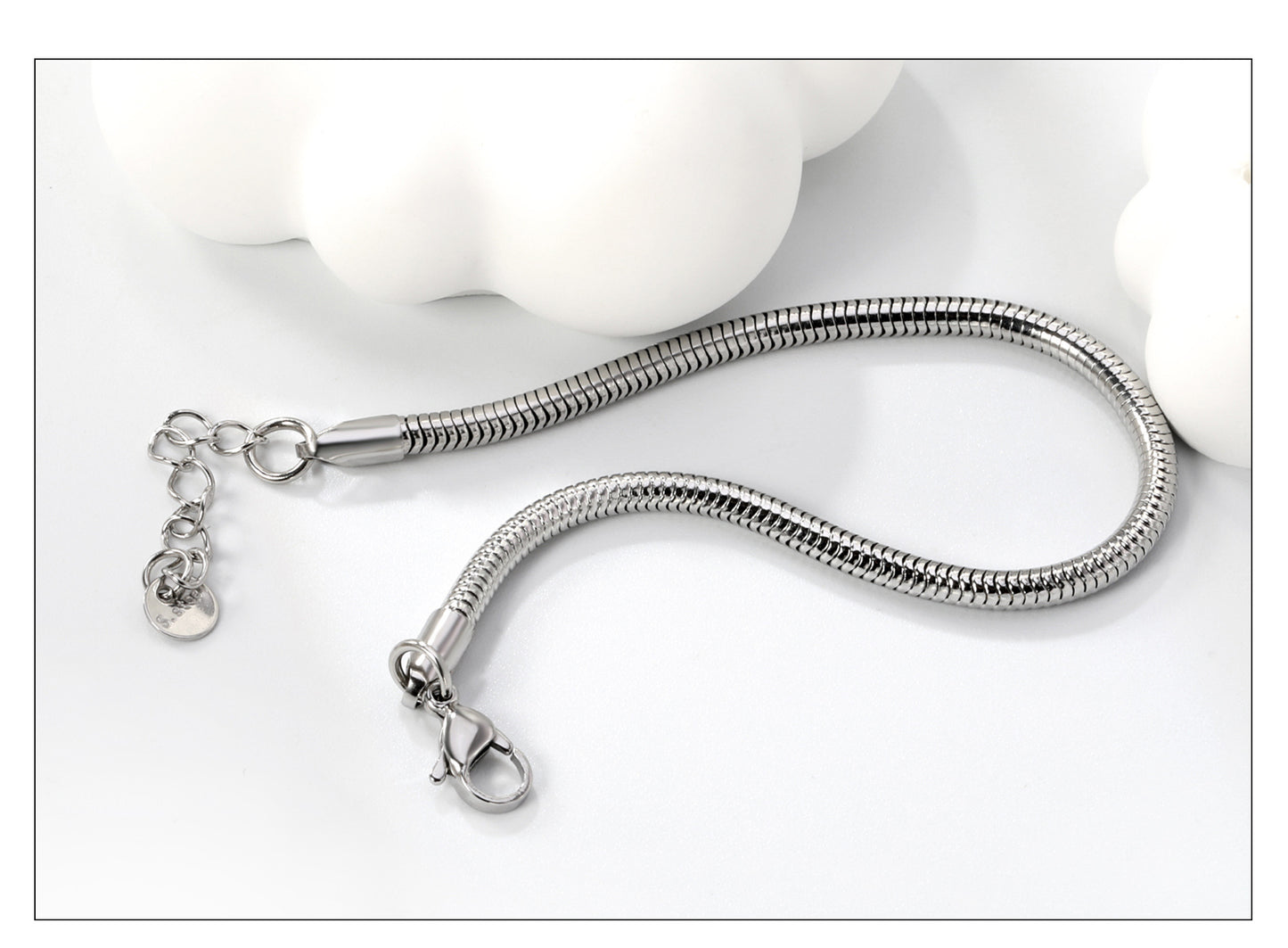 Box Snake Chain Bracelet [304 Stainless Steel]