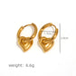 Star/Heart Shape Drop Earrings [304 Stainless Steel]