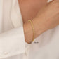 Rope Chain Bracelets [316L Stainless Steel,18K Gold Plated]