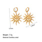 Sun Earrings/Necklaces [304 Stainless Steel]