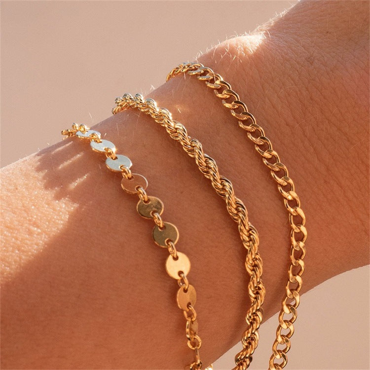 Rope Chain Bracelet [Stainless Steel]