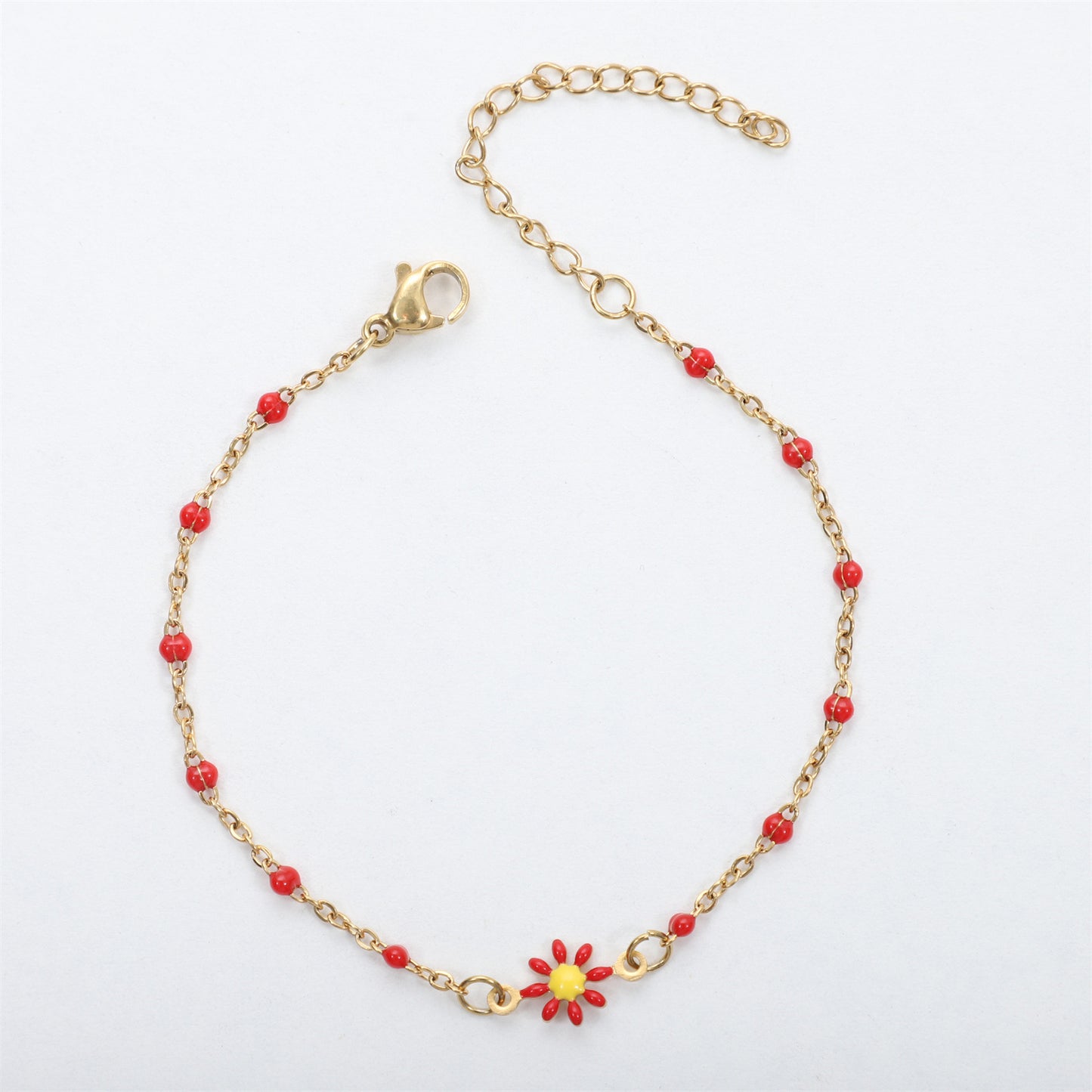 Daisy Flower Bracelet [304 Stainless Steel]