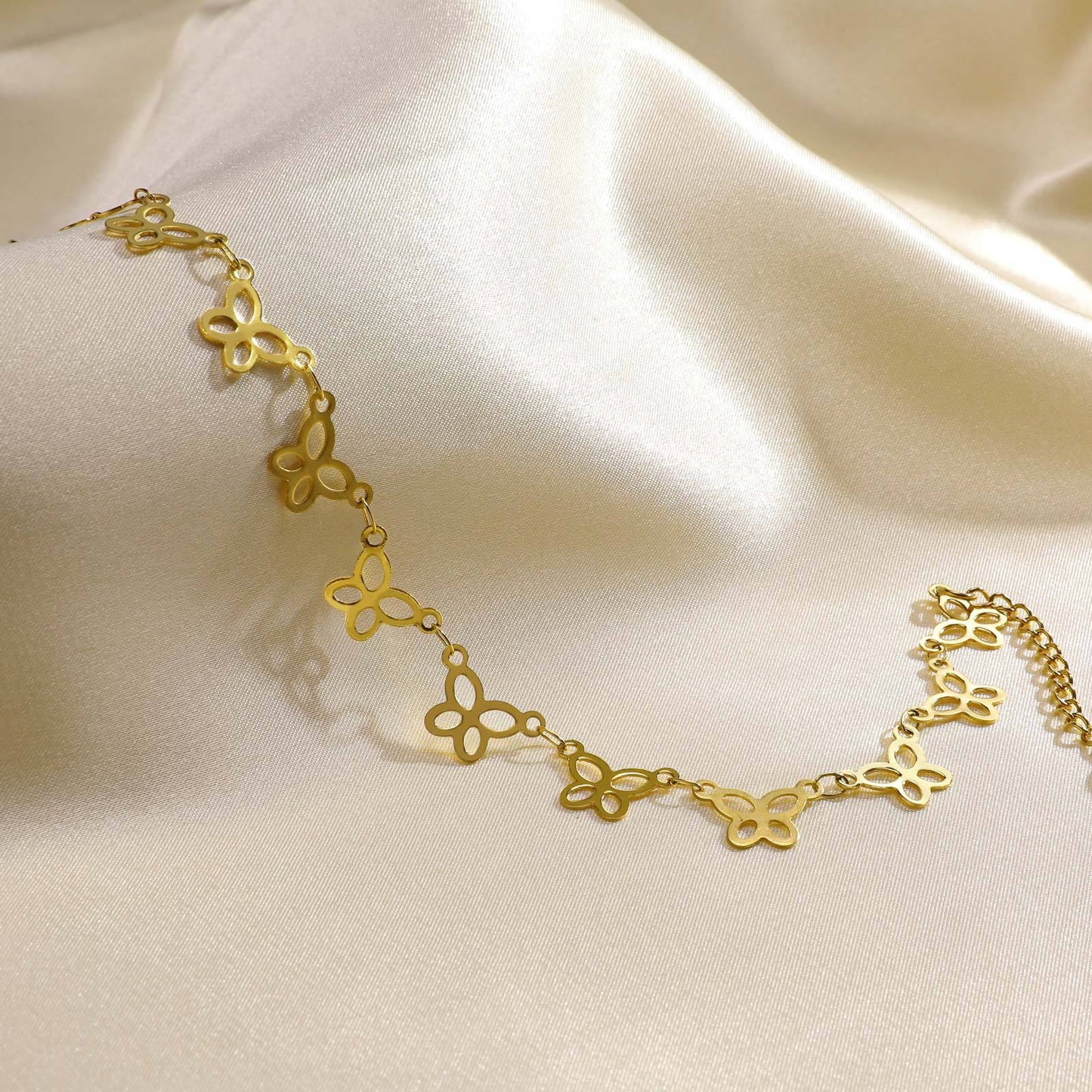 Mix Chain Anklet [201 Stainless Steel]