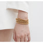 Fashion Ball Bracelet [304 Stainless Steel, 14K Gold Plated]