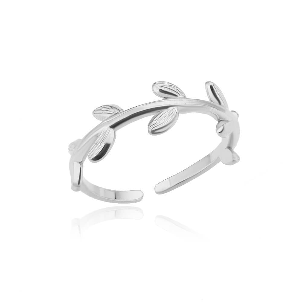 Leaves Open Rings [Stainless Steel]