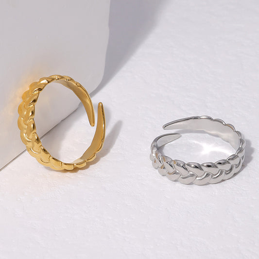 Wheat Ring [304 Stainless Steel 18K Gold Plated]