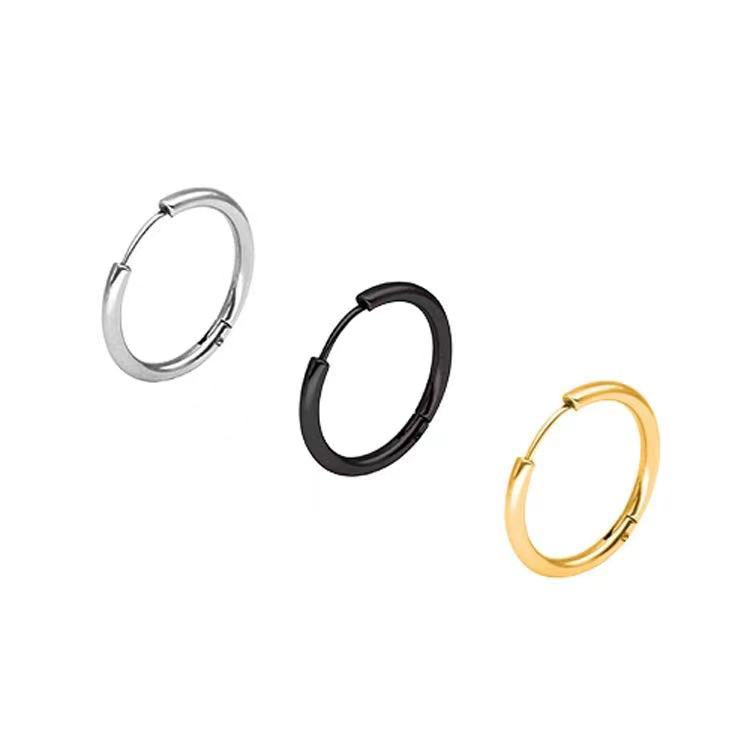 Single Hoop Earrings 1 Piece Earrings [Stainless Steel]