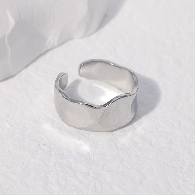 Simple Open Ring [Stainless Steel]