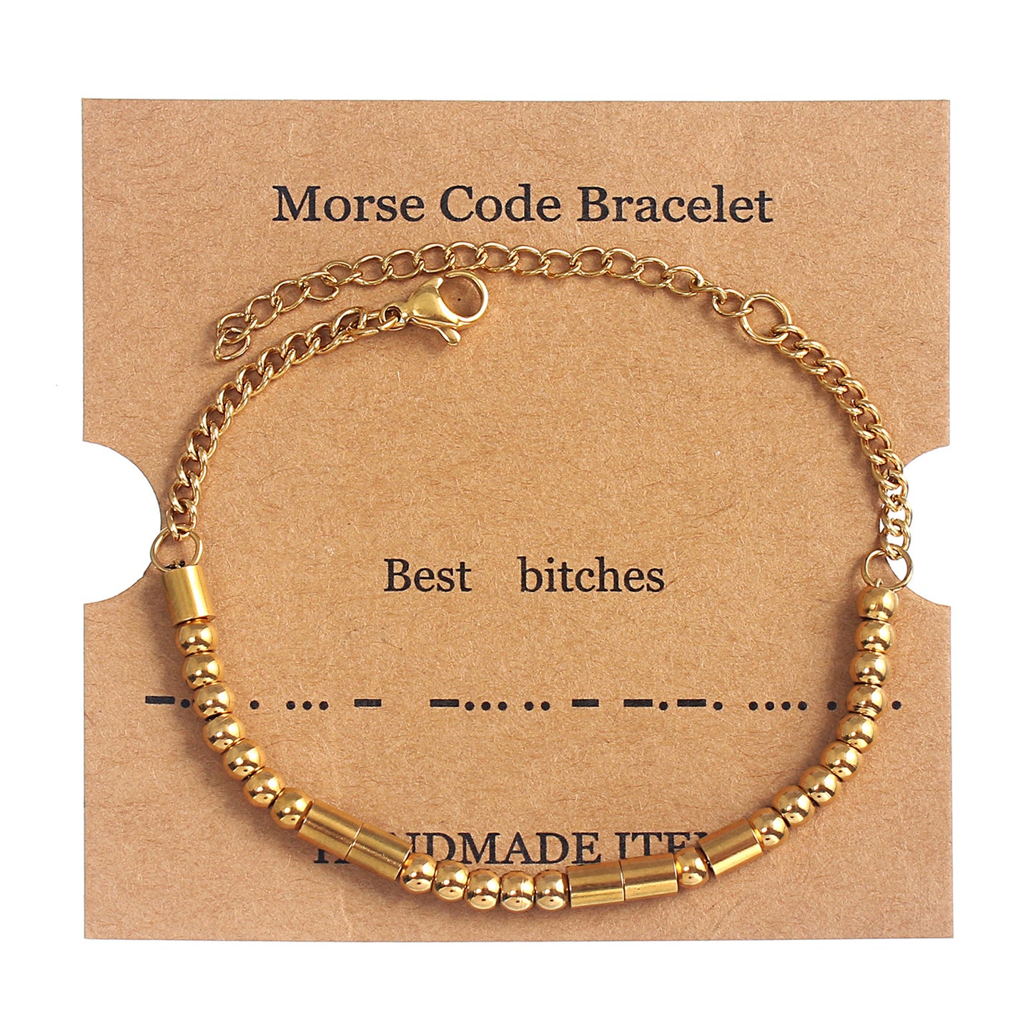 Memory Card Bracelets [304 Stainless Steel,18K Gold Plated]