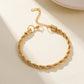 Braccialetti a catena [acciaio inossidabile 316L, oro 18K placcato]