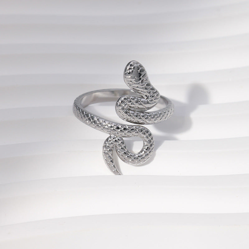 „Snake Open Ring“ [nerūdijantis plienas]