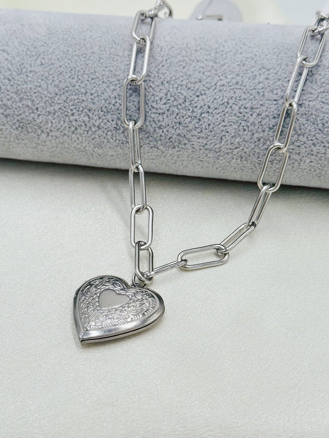 Heart Shape Necklace [304 Stainless Steel]