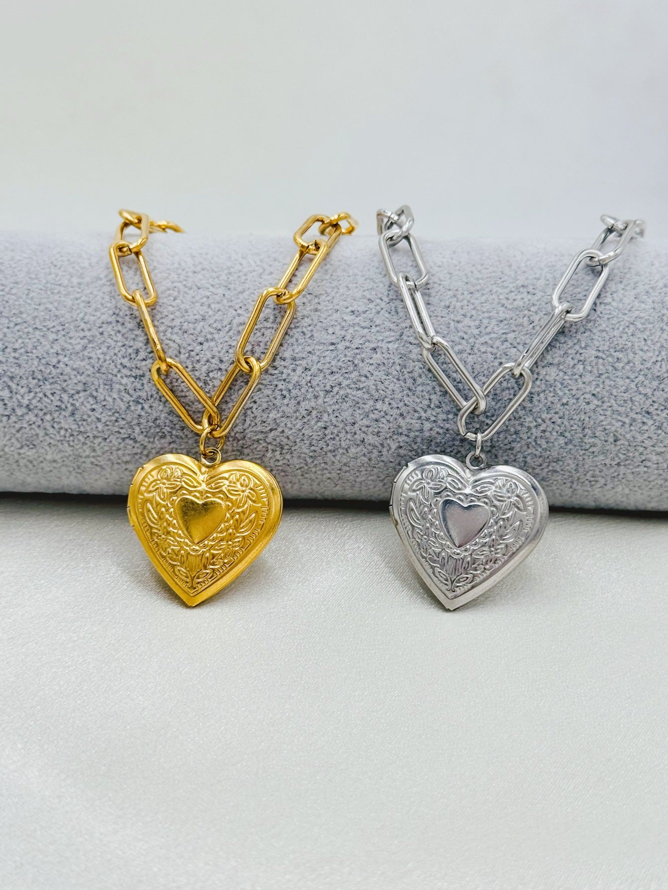 Heart Shape Necklace [304 Stainless Steel]