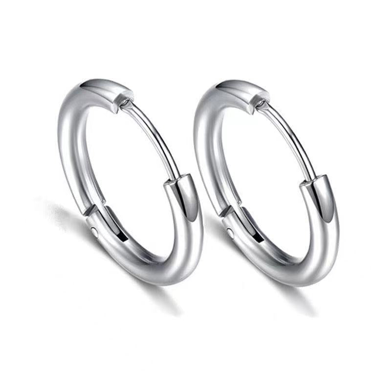 Single Hoop Earrings 1 Piece Earrings [Stainless Steel]