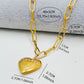 Heart Shape Necklace [304 Stainless Steel]