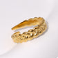 Wheat Ring [304 Stainless Steel 18K Gold Plated]