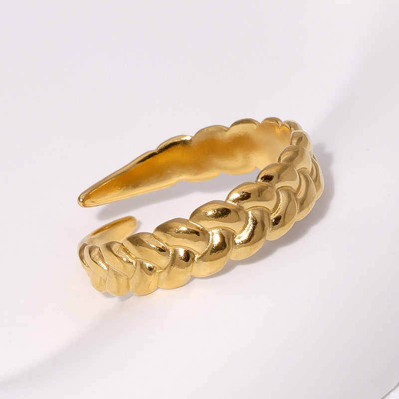 Weizenring [304 Edelstahl 18K Gold plattiert]