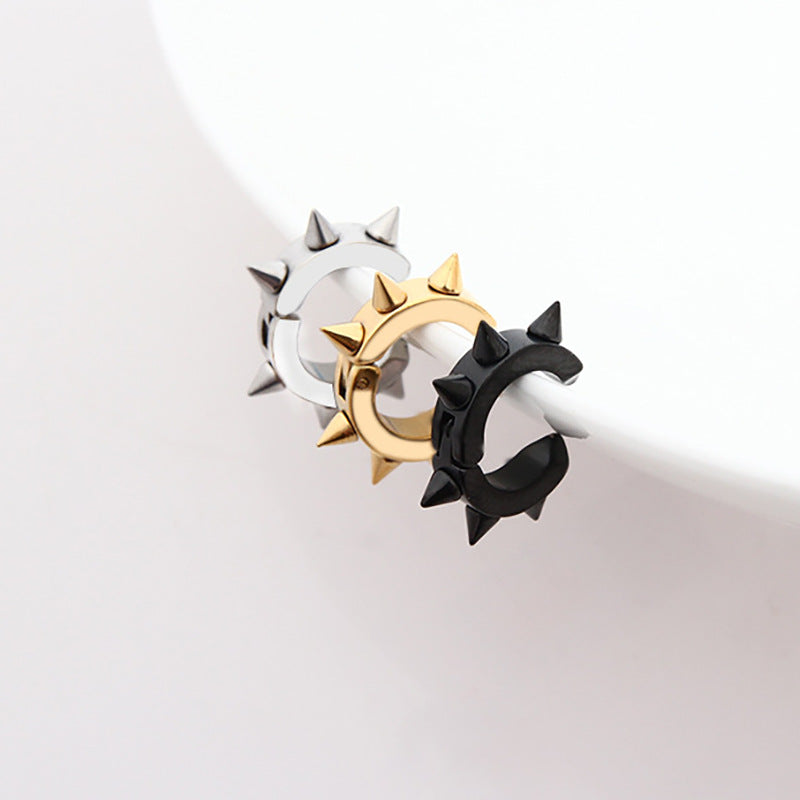 Punk Ear Studs 1 Piece [Stainless Steel]