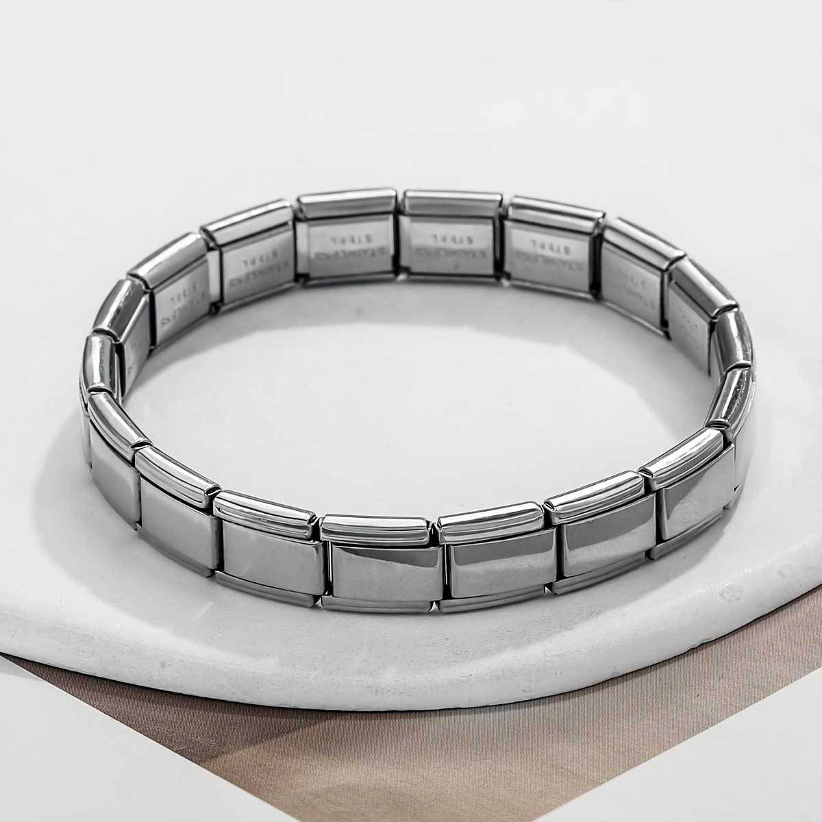 Square Bangle Bracelet [304 Stainless Steel]