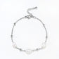 Water Pearl Droplets Bracelet [Stainless Steel]