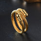 Wire Stripe Open Ring [Stainless Steel]